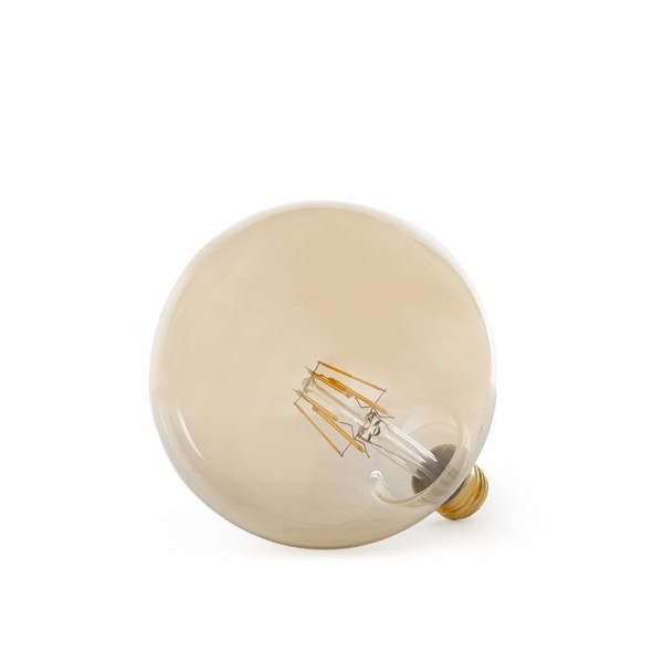 Lâmpada Vintage LED G125 Egloo 6W E27 Branco Quente - AM-AL125 - 8435402564256