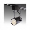 Foco Carril LED 7W 700Lm 30000H Ashley Preto Branco Frio - PL218004-CW-B - 8435402511687