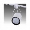 Foco Carril LED Fase Única 9W 900Lm 30000H Raelynn Alumínio Branco - PL218013-W-A - 8435402512097