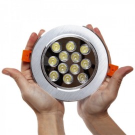 LED Downlight Ecoline Circular 12W 1200lm 30000H Branco Frio - HO-LEDDOWN-12W-CW - 8435402504986