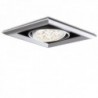 LED Downlight Quadrado 7W 700lm 30000H Branco - PL304040W - 8435402515494