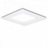 LED Downlight Slimline Quadrado Ecoline 120mm 6W 400lm 30000H Branco - JL-GP-LZ-4-W - 8435402505631