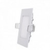 LED Downlight Slimline Quadrado Ecoline 120mm 6W 400lm 30000H Branco - JL-GP-LZ-4-W - 8435402505631