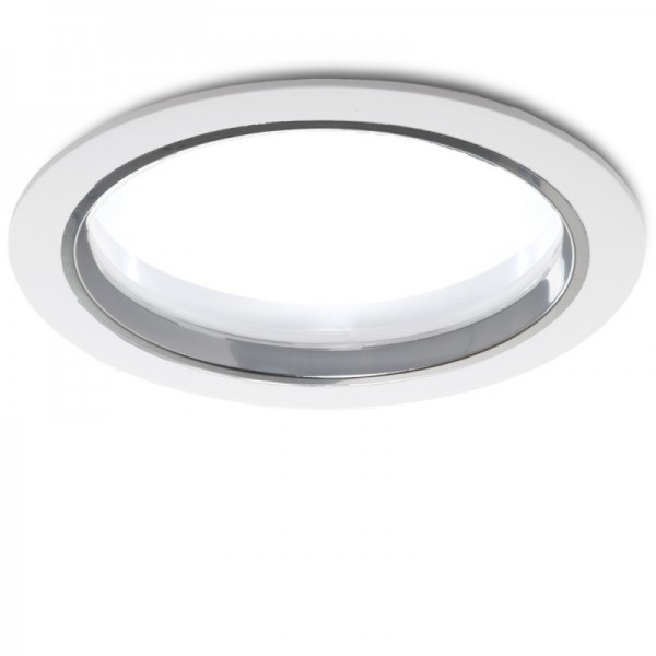 LED Downlight Ecoline 230mm 30W 2400lm 30000H Branco Quente - HO-8IN30WDL-WW - 8435402504726