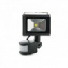 Projetor LED IP65 Detector de Movimento 10W 850 lm 30000H Branco - BQFS11510W-PIR - 8435402500551