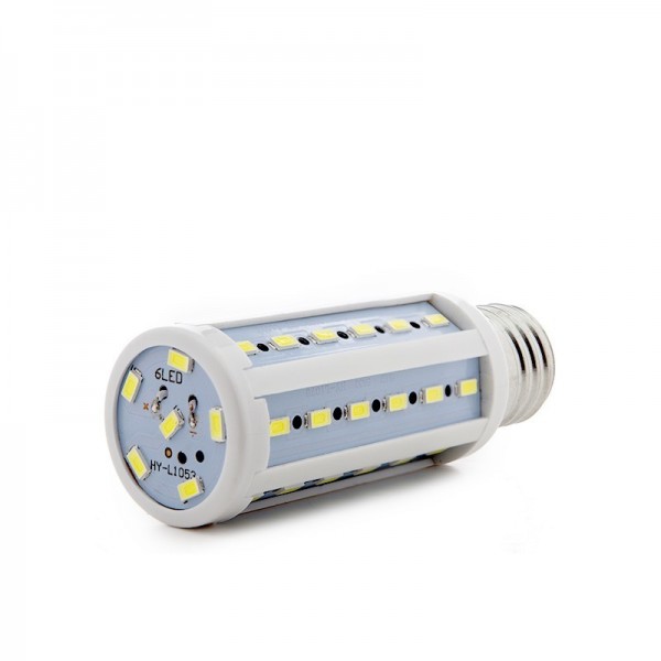 Lâmpada LED E27 5050SMD 7W 500Lm 30000H Branco - PL2120002-W - 8435402510574