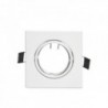 Aro Downlight Inclinável Quadrado Alumínio Branco 83 mm - HO-ARO-2008 - 8435402504795