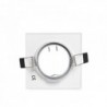 Aro Downlight Inclinável Quadrado Alumínio Branco 83 mm - HO-ARO-2008 - 8435402504795