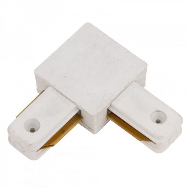Conector 90º de Carril Monofásico Branco - PL218000A - 8435402511458