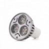 Lâmpada LED Spot GU10 3W 300Lm 30000H Branco Quente - JL-GU10-3X1W-A-WW - 8435402505495