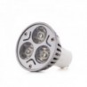 Lâmpada LED Spot GU10 3W 300Lm 30000H Branco Frio - JL-GU10-3X1W-A-CW - 8435402505495