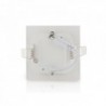 LED Downlight Slimline Quadrado Ecoline 85X85mm 3W 230lm 30000H Branco - GR-RDP02-3W-W - 8435402525042