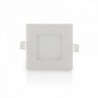 LED Downlight Slimline Quadrado Ecoline 85X85mm 3W 230lm 30000H Branco Quente - GR-RDP02-3W-WW - 8435402525042