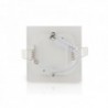 LED Downlight Slimline Quadrado Ecoline 85X85mm 3W 230lm 30000H Branco Quente - GR-RDP02-3W-WW - 8435402525042