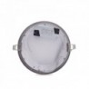 LED Downlight Slimline Circular Ecoline 192mm 15W 1170lm 30000H Prata Branco Quente - GR-RDP11-15W-PL-WW - 8435402527855