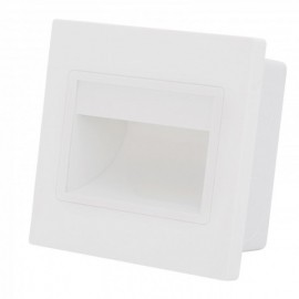 Luz LED de Encastre IP 40 1,5W 165Lm 30.000H Melody Branco - PT-W15B001-W - 8435402526995