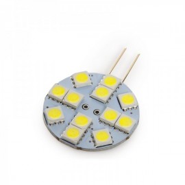 Lâmpada LED G4 SMD5050 2,4W 180Lm 30000H Branco - KD-G4-12-2,4W-5050SMD-W - 8435402530220