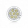 Downlight Montado em Superfície LED Branco 7W 700lm 30000H Branco Quente - HO-DOWNSUP7W-W-WW - 8435402530749