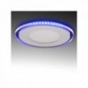 LED Downlight Circular Com Vidro Duo Branco/Azul 160mm 15W 1200lm 30000H Branco Frio - GR-LHMB01-15W-CW - 8435402528616