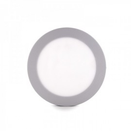 Luminária de Teto LED Circular Cromado 169mm 12W 930lm 30000H Branco - GR-MZMD01C-12W-W - 8435402531401