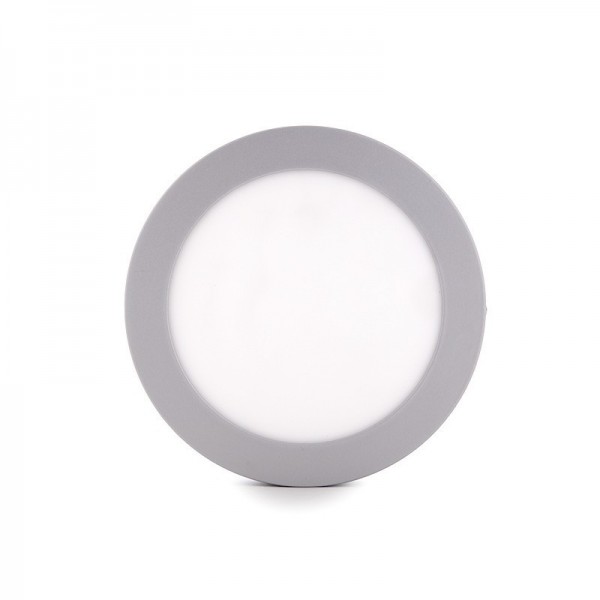 Luminária de Teto LED Circular Cromado 169mm 12W 930lm 30000H Branco Frio - GR-MZMD01C-12W-CW - 8435402531401