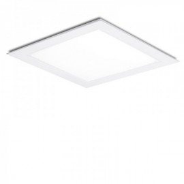 LED Downlight Slimline Quadrado Ecoline 300mm 25W 2180lm 30000H Branco Quente - HO-RDP-25W-WW - 8435402534440