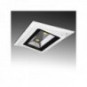 LED Downlight Rectangular Inclinável COB 20W 1800lm 30000H Branco Quente - HO-DRECTBAS-20W-WW - 8435402534747
