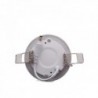 LED Downlight Slimline Circular Quadro, Armação Prata 90mm 3W 230lm 30000H Branco Quente - GR-RDP01-MP-3W-WW - 8435402534327