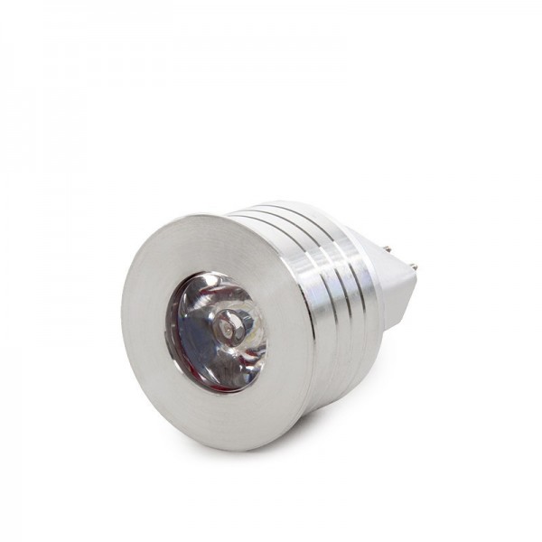 Lâmpada LED 1W GU5.3 12V 90Lm 30000H Branco Quente - PL-187201-MR16-30-WW - 8435402535812