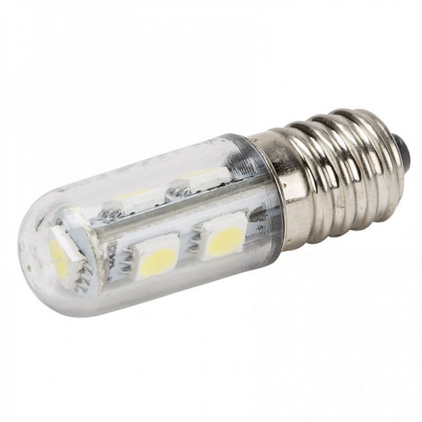 Lâmpada LED E14 Seixo 48 mm Largo 1W 100Lm 30000H Branco Frio - CA-PEB-E14-1W-CW - 8435402538264