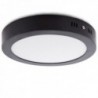 Luminária de Teto LED Circular Montagem em Superfície 215mm 18W 1450lm 30000H Preto Branco - HO-JM18WR-B-W - 8435402534358