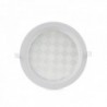 LED Downlight Slimline Circular Cuadricula 220mm 18W 1440lm 30000H Branco Frio - NS-PAL-18W-N6-CW - 8435402537557
