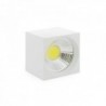 Downlight Montado em Superfície LED COB Quadrado Branco 57X57mm 3W 270lm 30000H Branco Frio - BF-MZ3002-3W-W-CW - 8435402538813