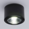 Downlight Montado em Superfície LED COB Circular Preto 68 mm 5W 450lm 30000H Branco Quente - BF-MZ5001-5W-B-WW - 8435402538875
