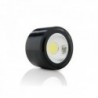 Downlight Montado em Superfície LED COB Circular Preto 68 mm 5W 450lm 30000H Branco Quente - BF-MZ5001-5W-B-WW - 8435402538875