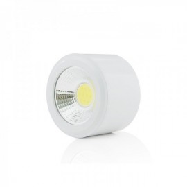 Downlight Montado em Superfície LED COB Circular Branco 68 mm 5W 450lm 30000H Branco Quente - BF-MZ5001-5W-W-WW - 8435402538851