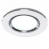 LED Downlight 98 mm Moldura de Prata 3W 240lm 30000H Branco Quente - PCE-DL3W-P-WW - 8435402540106