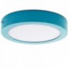 Luminária de Teto LED Circular Montagem em Superfície 220mm 18W 1450lm 30000H  Azul Branco - HO-JM18WR-BU-W - 8435402539452