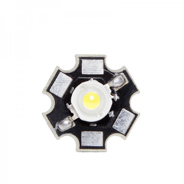 LED Alto Poder 35X35 com Dissipador de Calor 1W 120lm 50000H Branco - CH-LED-1W-35MIL-D-W - 8435402541707
