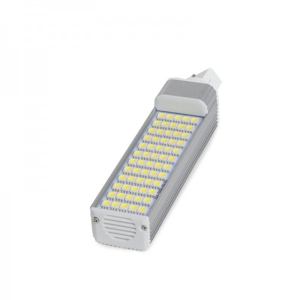 Lâmpada LED G24 4 Pins de 60 X SMD5050 12W 1000Lm 30000H Branco Frio - CA-HLG24-4P-12W-CW - 8435402540885