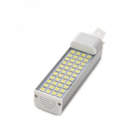 Lâmpada LED G24 4 Pins de 40 X SMD5050 8W 680Lm 30000H Branco Quente - CA-HLG24-4P-8W-WW - 8435402540861