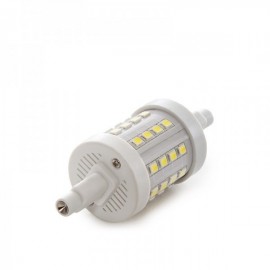 Lâmpada LED R7S 78 mm 360º SMD2835 6W 600Lm 50000H Branco Quente - TI-R7S-360-6W-78-WW - 8435402542988