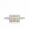 Lâmpada LED R7S 78 mm 360º SMD2835 6W 600Lm 50000H Branco Frio - TI-R7S-360-6W-78-CW - 8435402542988