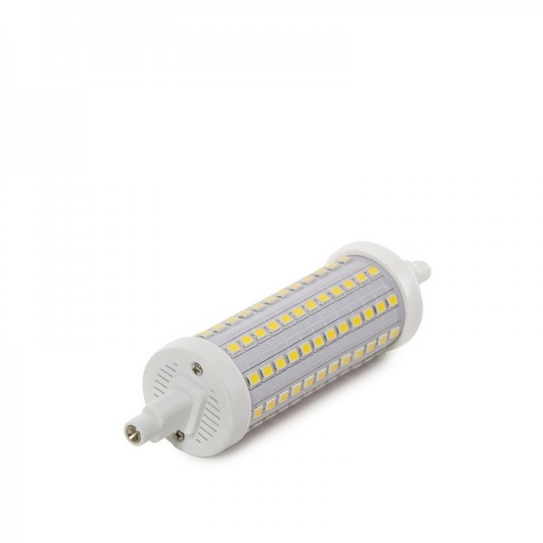 Lâmpada LED R7S 118 mm 360º SMD2835 10W 1000Lm 50000H Branco Quente - TI-R7S-360-10W-118-WW - 8435402543008