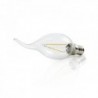 Lâmpada de Filamento LED E14 4W 400Lm 30000H Branco Quente - JTX-J14DHB22-WW - 8435402542841