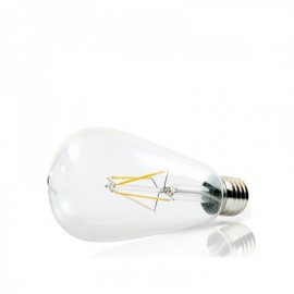 Lâmpada de Filamento LED E27 4W 380Lm 30000H Branco Quente - JTX-ST64DH42-WW - 8435402542919