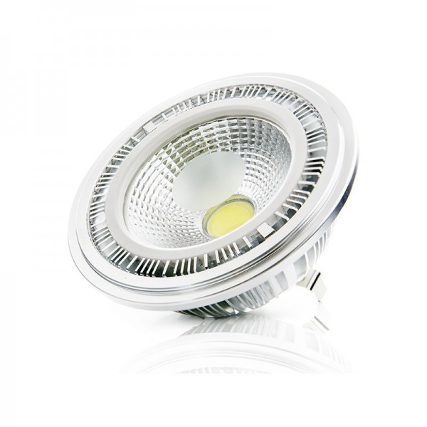 Lâmpada AR111 COB Regulável com Driver Externo 12W 1000Lm 30000H Branco Quente - HO-AR111DIM-12W-WW - 8435402540519