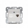 Tomada de Telefone Panasonic Karre 1 x RJ11 - Metal com Garras - Capa Branco - GH-90963613 - 8435402545897