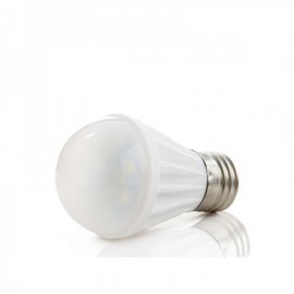 Lâmpada Esférica LED Cerâmica E27 7W 550Lm 30000H Branco Quente - HO-CRB6033-A7W-WW - 8435402546184