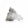 Lâmpada LED Epistar GU5.3 MR16 24V 4W 300Lm 50000H Branco Quente - CA-MR16-24V-4W-WW - 8435402546665